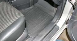 2 569 р. Коврики в салон Element 4 шт. (полиуретан)  KIA Sportage  2 JE,KM (2004-2008) дорестайлинг  с доставкой в г. Кемерово. Увеличить фотографию 3