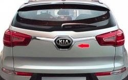 5 599 р. Накладка на крышку багажника СТ KIA Sportage 3 SL дорестайлинг (2010-2014)  с доставкой в г. Кемерово. Увеличить фотографию 2