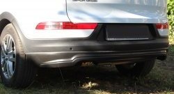 10 199 р. Накладка RA на задний бампер  KIA Sportage  3 SL (2010-2016) дорестайлинг, рестайлинг (Неокрашенная)  с доставкой в г. Кемерово. Увеличить фотографию 2