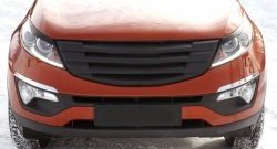5 449 р. Решётка радиатора Reks  KIA Sportage  3 SL (2010-2016) дорестайлинг, рестайлинг (Неокрашенная)  с доставкой в г. Кемерово. Увеличить фотографию 2