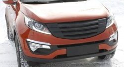 5 449 р. Решётка радиатора Reks  KIA Sportage  3 SL (2010-2016) дорестайлинг, рестайлинг (Неокрашенная)  с доставкой в г. Кемерово. Увеличить фотографию 1