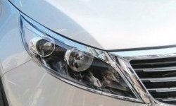 3 599 р. Накладки на фары СТ KIA Sportage 3 SL дорестайлинг (2010-2014) (Неокрашенные)  с доставкой в г. Кемерово. Увеличить фотографию 1