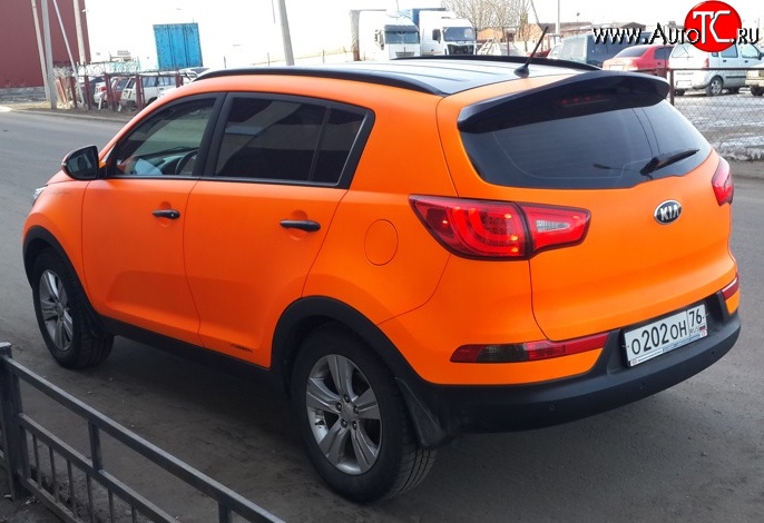 3 199 р. Спойлер JSW KIA Sportage 3 SL дорестайлинг (2010-2014) (Неокрашенный)  с доставкой в г. Кемерово