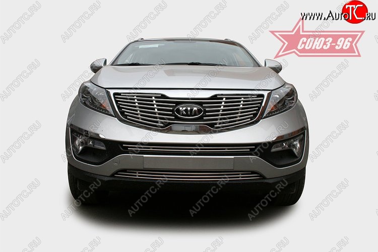 4 319 р. Декоративный элемент воздухозаборника Souz-96 (d10)  KIA Sportage  3 SL (2010-2014) дорестайлинг  с доставкой в г. Кемерово