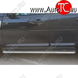 35 549 р. Широкая защита порогов с трубой диаметром 42 мм SLITKOFF v3  KIA Sportage  3 SL (2010-2016) дорестайлинг, рестайлинг  с доставкой в г. Кемерово