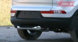 12 914 р. Защита заднего бампера с проступью Souz-96 (d76)  KIA Sportage  3 SL (2010-2016) дорестайлинг, рестайлинг  с доставкой в г. Кемерово. Увеличить фотографию 2