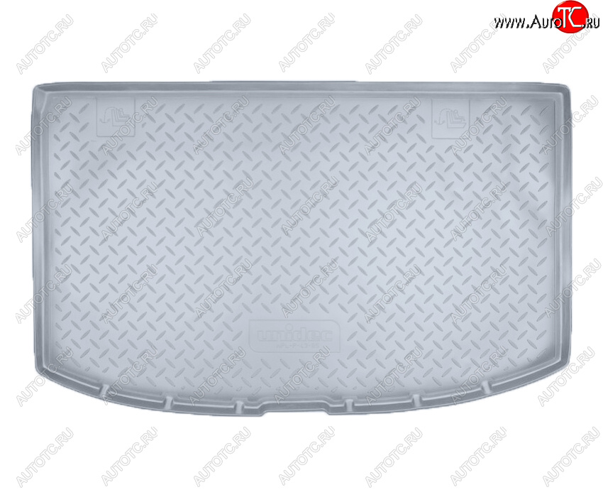 2 169 р. Коврик багажника Norplast Unidec  KIA Venga (2009-2025) дорестайлинг, рестайлинг (Цвет: серый)  с доставкой в г. Кемерово