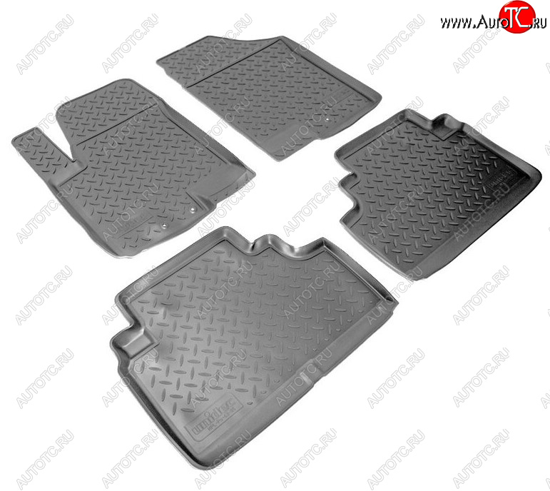 2 449 р. Комплект ковриков в салон Norplast Unidec KIA Venga рестайлинг (2015-2025) (Цвет: черный)  с доставкой в г. Кемерово