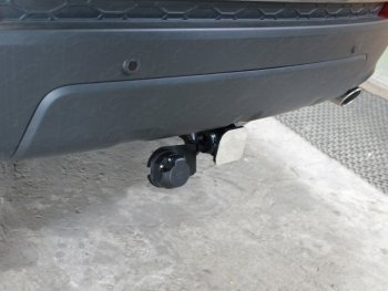 Фаркоп (тягово-сцепное устройство) TCC Land Rover Discovery Sport  L550 (2014-2025) дорестайлинг, рестайлинг (Оцинкованный, шар E)