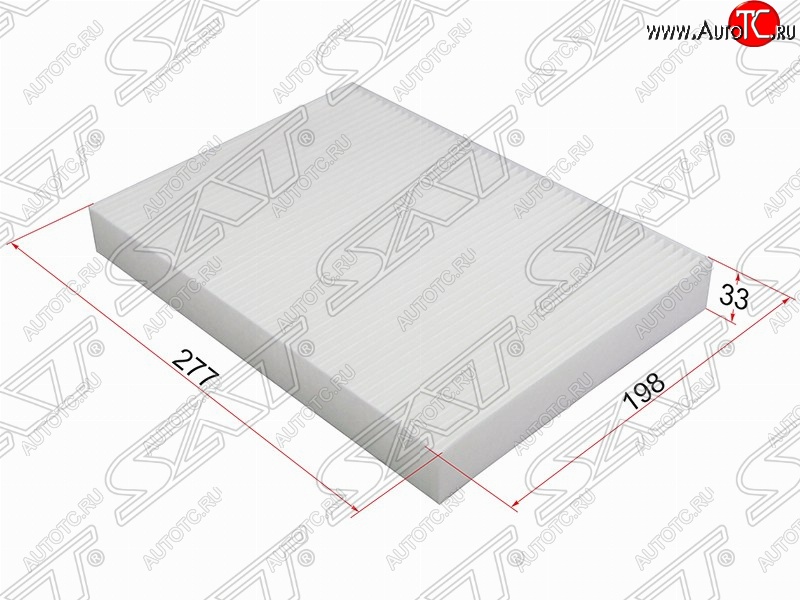 271 р. Фильтр салонный SAT (277х198х33 mm)  Land Rover Discovery Sport  L550 (2014-2019), Land Rover Freelander  L359 (2006-2012), Land Rover Range Rover Evoque  1 L538 (2011-2015), Volvo S60  FS седан (2010-2013), Volvo V70 (2008-2016), Volvo XC60 (2008-2022), Volvo XC70 (2007-2016)  с доставкой в г. Кемерово