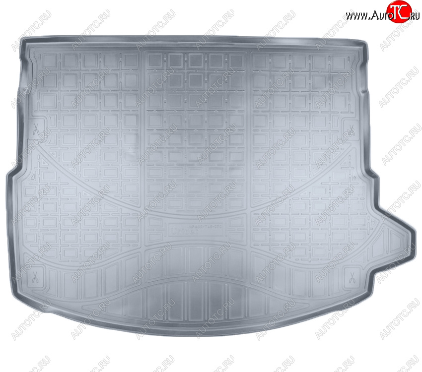 2 669 р. Коврик багажника Norplast Unidec  Land Rover Discovery Sport  L550 (2014-2019) дорестайлинг (Цвет: серый)  с доставкой в г. Кемерово