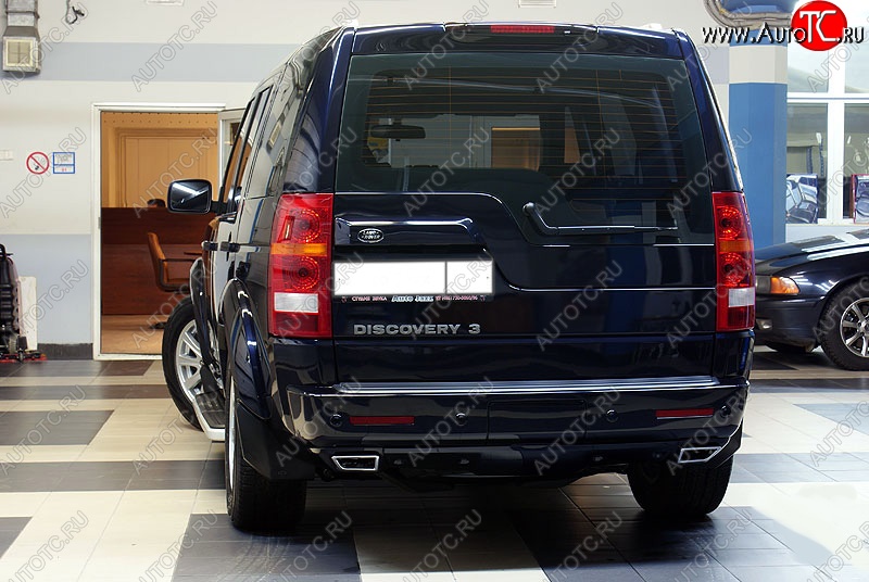 24 349 р. Накладка на задний бампер ARDEN DESIGN Land Rover Discovery 3 L319 (2004-2009) (Неокрашенная)  с доставкой в г. Кемерово