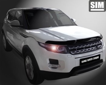 Дефлектор капота SIM Land Rover Range Rover Evoque 1 L538 рестайлинг 5 дв. (2015-2018)