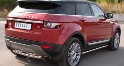70 999 р. Защита порогов из круглой трубы диаметром 63 мм (Prestige u Pure) Russtal Land Rover Range Rover Evoque 1 L538 дорестайлинг 5 дв. (2011-2015) (Защита порогов с со скосами на торцах (вариант 1))  с доставкой в г. Кемерово. Увеличить фотографию 8
