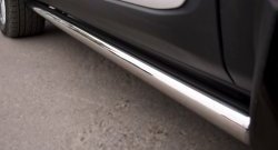 70 999 р. Защита порогов из круглой трубы диаметром 63 мм (Prestige u Pure) Russtal Land Rover Range Rover Evoque 1 L538 дорестайлинг 5 дв. (2011-2015) (Защита порогов с со скосами на торцах (вариант 1))  с доставкой в г. Кемерово. Увеличить фотографию 10