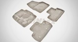 Износостойкие коврики в салон 3D LR FREELANDER II бежевые (компл) Land Rover Freelander  L359 (2006-2010) дорестайлинг