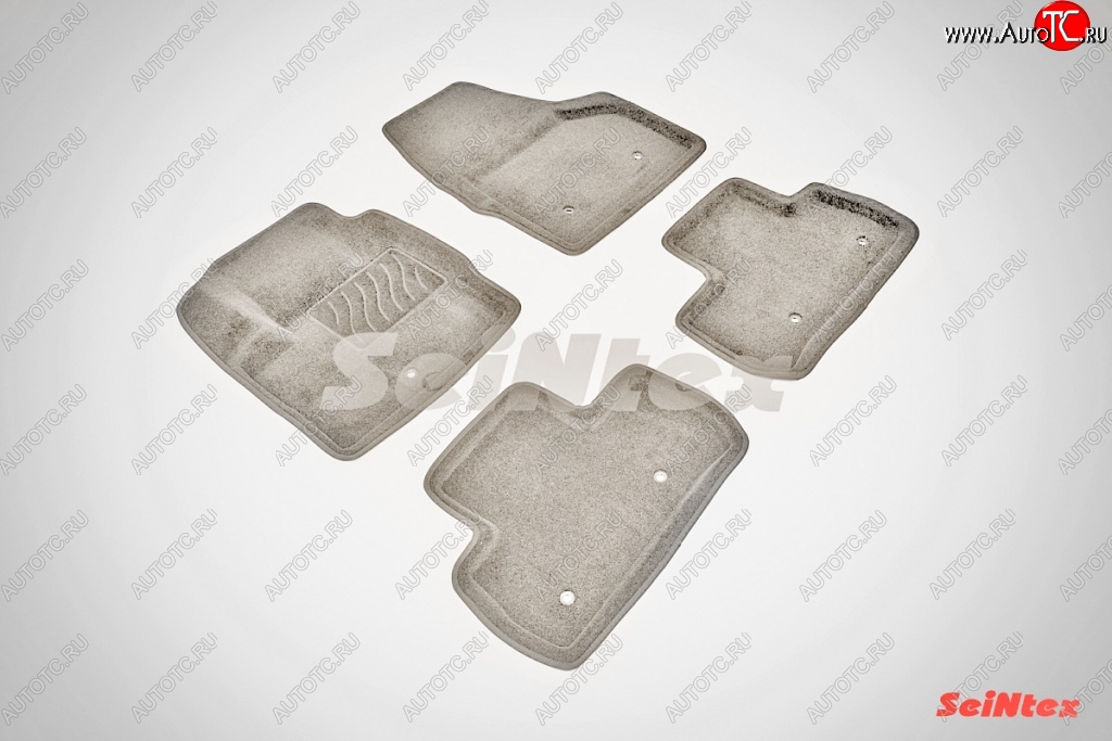 7 999 р. Износостойкие коврики в салон 3D LR FREELANDER II бежевые (компл)  Land Rover Freelander  L359 (2006-2010) дорестайлинг  с доставкой в г. Кемерово