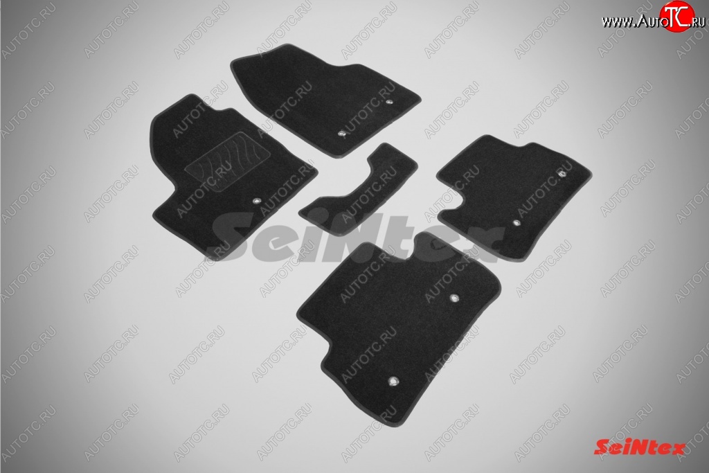 2 999 р. Износостойкие коврики в салон SeiNtex Premium LUX 4 шт. (ворсовые)  Land Rover Freelander  L359 (2006-2010) дорестайлинг  с доставкой в г. Кемерово