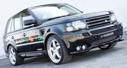 5 199 р. Пороги накладки HAMANN CONQUEROR I Land Rover Range Rover Sport 1 L320 дорестайлинг (2005-2009) (Неокрашенные)  с доставкой в г. Кемерово. Увеличить фотографию 2