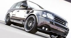 5 199 р. Пороги накладки HAMANN CONQUEROR I Land Rover Range Rover Sport 1 L320 дорестайлинг (2005-2009) (Неокрашенные)  с доставкой в г. Кемерово. Увеличить фотографию 8