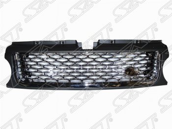 Решетка радиатора SAT (хром) Land Rover Range Rover Sport  1 L320 (2009-2013) рестайлинг