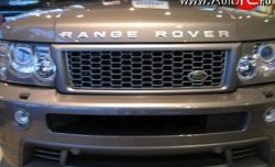 8 949 р. Решётка радиатора Stormer Land Rover Range Rover Sport 1 L320 дорестайлинг (2005-2009) (Неокрашенная)  с доставкой в г. Кемерово. Увеличить фотографию 3