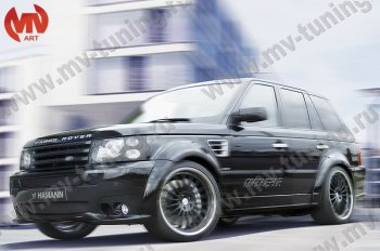 23 899 р. Пороги накладки HAMMAN  Land Rover Range Rover Sport  1 L320 (2005-2009) дорестайлинг (Неокрашенные)  с доставкой в г. Кемерово. Увеличить фотографию 3