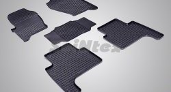 Износостойкие коврики в салон с рисунком Сетка SeiNtex Premium 4 шт. (резина) Land Rover Range Rover Sport  1 L320 (2005-2013) дорестайлинг, рестайлинг