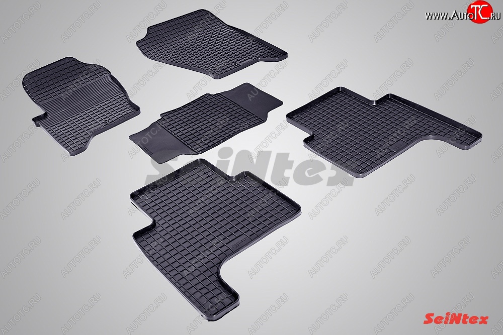 4 099 р. Износостойкие коврики в салон с рисунком Сетка SeiNtex Premium 4 шт. (резина)  Land Rover Range Rover Sport  1 L320 (2005-2013) дорестайлинг, рестайлинг  с доставкой в г. Кемерово