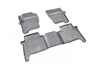 Комплект ковриков салона Element (полиуретан) Land Rover Range Rover Sport 1 L320 дорестайлинг (2005-2009) (Серые)