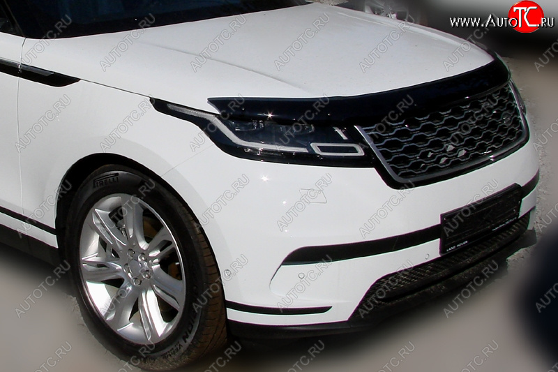 1 379 р. Дефлектор капота SIM  Land Rover Range Rover Velar  1 L560 (2017-2025)  с доставкой в г. Кемерово