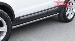 14 579 р. Защита порогов из овальной трубы Souz-96 (d75х42) Land Rover Range Rover Evoque 1 L538 дорестайлинг 5 дв. (2011-2015)  с доставкой в г. Кемерово. Увеличить фотографию 2