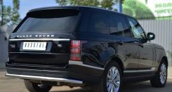 8 599 р. Одинарная защита заднего бампера из трубы диаметром 63 мм (Voque) SLITKOFF технику из списка применимости  с доставкой в г. Кемерово. Увеличить фотографию 4