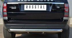 Одинарная защита заднего бампера из трубы диаметром 76 мм (Voque) SLITKOFF Land Rover Range Rover  4 L405 (2012-2017) дорестайлинг