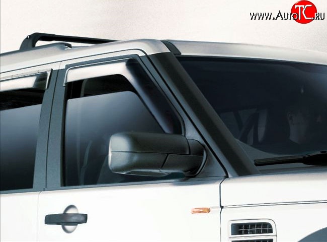 1 649 р. Комплект дефлекторов окон (рестайлинг) SkyLine Land Rover Range Rover 3 L322 дорестайлинг (2002-2006)  с доставкой в г. Кемерово