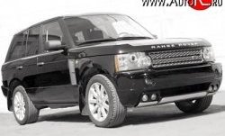 23 049 р. Накладка Verge на передний бампер Land Rover Range Rover 3 L322 дорестайлинг (2002-2006) (Неокрашенная)  с доставкой в г. Кемерово. Увеличить фотографию 2