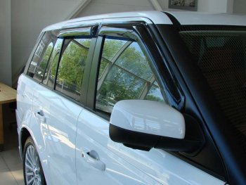 3 399 р. Дефлектора окон SIM Land Rover Range Rover 3 L322 дорестайлинг (2002-2006)  с доставкой в г. Кемерово. Увеличить фотографию 1