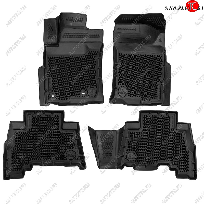 6 599 р. Коврики салона DELFORM ❞EVA 3D Premium❝ (термоэластопласт/ТЭП) Lexus GX460 J150 1-ый рестайлинг (2013-2019)  с доставкой в г. Кемерово