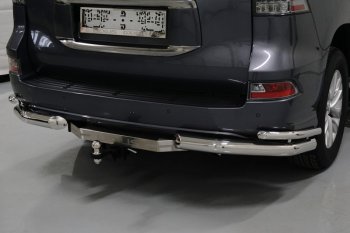 Фаркоп (тягово-сцепное устройство) TCC (надпись Lexus) Lexus GX460  J150 (2019-2022) 2-ой рестайлинг (Оцинкованный, шар E)