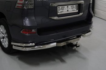 Фаркоп (тягово-сцепное устройство) TCC (надпись Lexus) Lexus GX460  J150 (2019-2022) 2-ой рестайлинг (Оцинкованный, шар E - нержавейка)