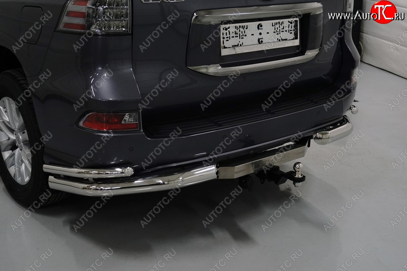 23 899 р. Фаркоп (тягово-сцепное устройство) TCC (надпись Lexus)  Lexus GX460  J150 (2019-2022) 2-ой рестайлинг (Оцинкованный, шар E - нержавейка)  с доставкой в г. Кемерово