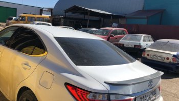 2 049 р. Лип спойлер АВТОКРАТ Lexus ES300h XV60 дорестайлинг (2012-2015) (Неокрашенный)  с доставкой в г. Кемерово. Увеличить фотографию 4