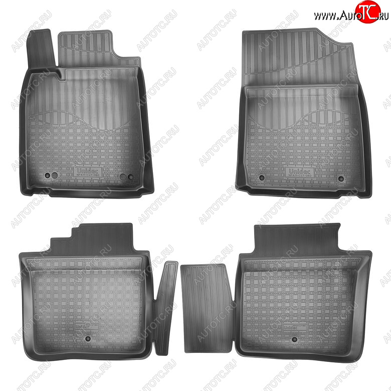 3 399 р. Комплект ковриков в салон Norplast Unidec Lexus ES250 XV60 дорестайлинг (2012-2015) (Цвет: черный)  с доставкой в г. Кемерово