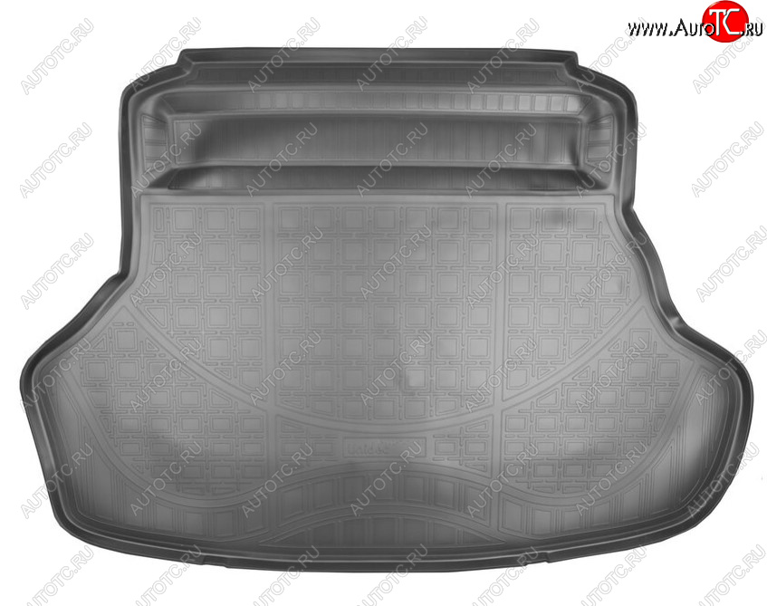 2 299 р. Коврик в багажник Norplast Unidec Lexus ES300h XV60 дорестайлинг (2012-2015) (Цвет: черный)  с доставкой в г. Кемерово