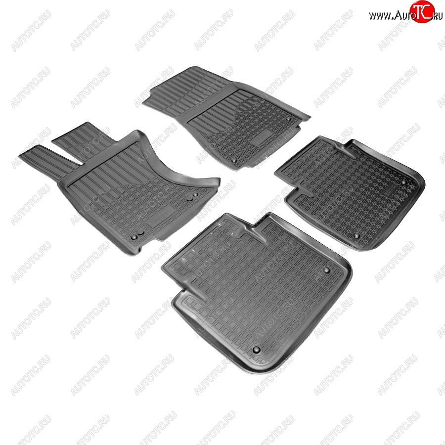 3 799 р. Комплект ковриков в салон Norplast Unidec (задний привод) Lexus GS250 L10 (2011-2016) (Цвет: черный)  с доставкой в г. Кемерово