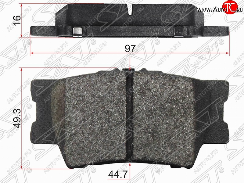 789 р. Колодки тормозные задние SAT Toyota Camry XV50 дорестайлинг (2011-2014)  с доставкой в г. Кемерово