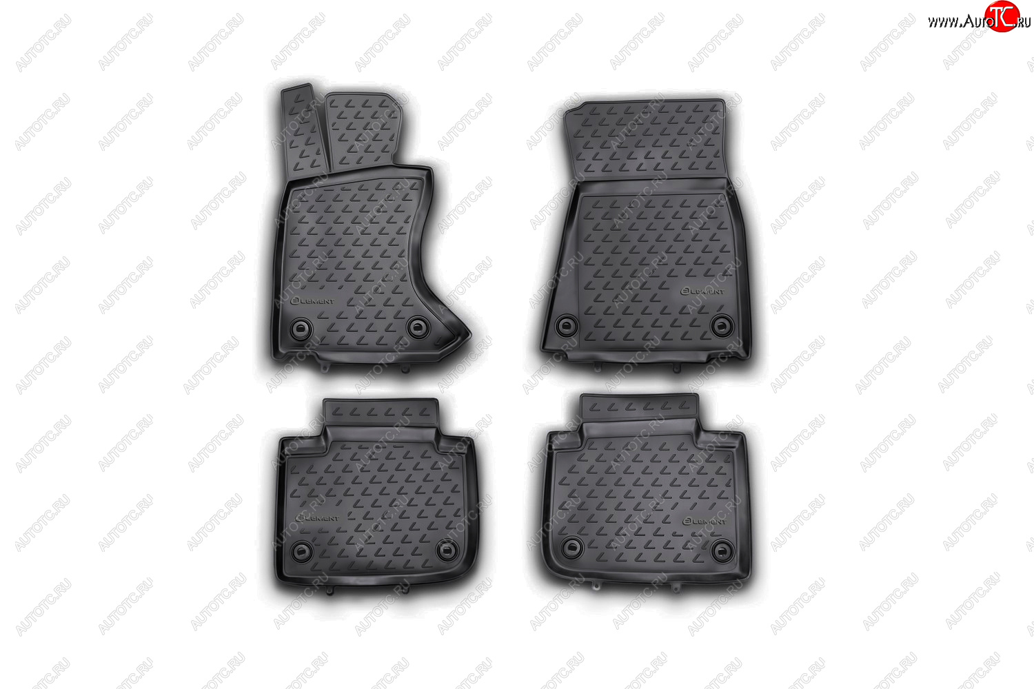 3 199 р. Комплект ковриков в салон (полиуретан, чёрные) Element Lexus GS350 L10 (2011-2016) (Чёрные)  с доставкой в г. Кемерово