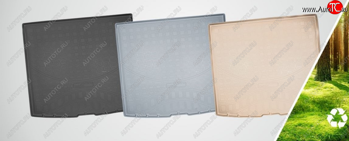 2 499 р. Коврик багажника Norplast Unidec (5 мест)  Lexus GX460  J150 (2009-2019), Toyota Land Cruiser Prado  J150 (2009-2017) (Цвет: бежевый)  с доставкой в г. Кемерово