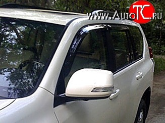 3 399 р. Дефлекторы окон (ветровики) Novline 4 шт Toyota Land Cruiser Prado J150 дорестайлинг (2009-2013)  с доставкой в г. Кемерово