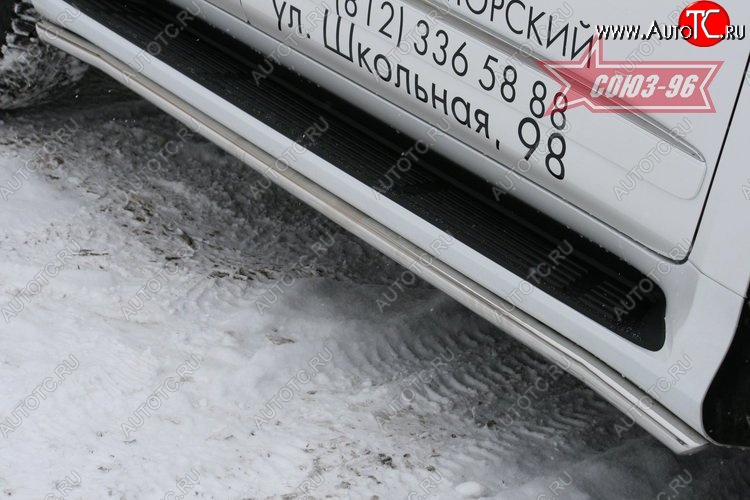 15 929 р. Защита штатных порогов Souz-96 (d42) Lexus GX460 J150 дорестайлинг (2009-2013)  с доставкой в г. Кемерово